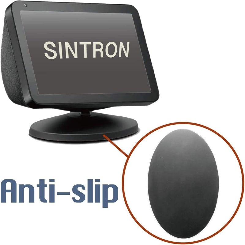 SINTRON Smart Display Stand for Show 5 & 8 (1st & 2nd Gen) Adjustable Magnetic Stand Mount for Show 8 & 5 with 360 Degree Rotation Tilt Function & Anti-Slip Base (Black), Compatible with iPhone Models - Image 4